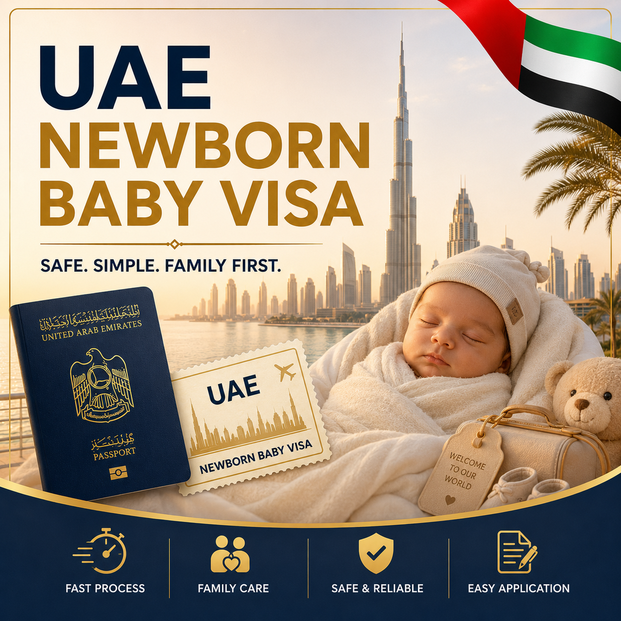 UAE Newborn Baby Visa