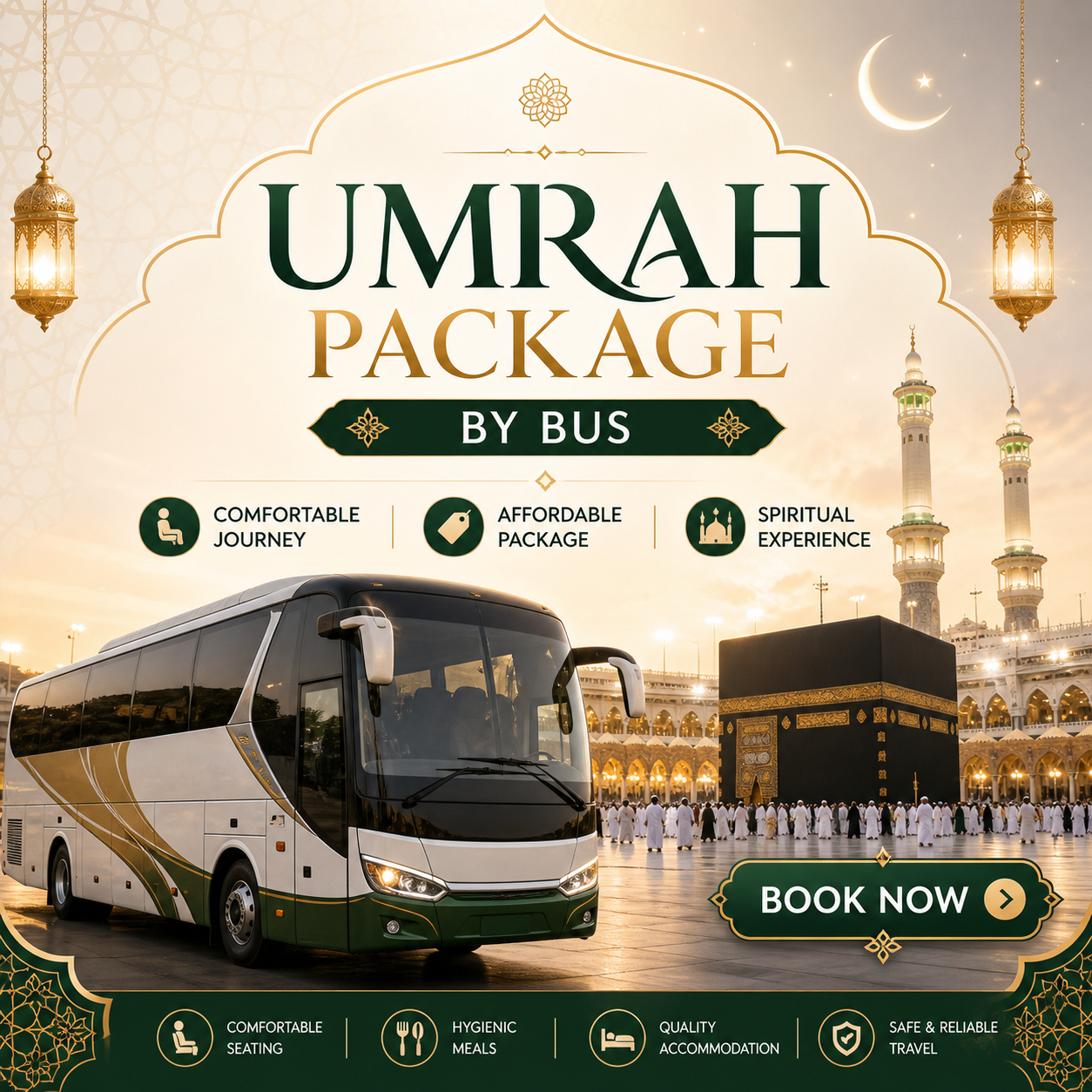 Umrah Package by Bus