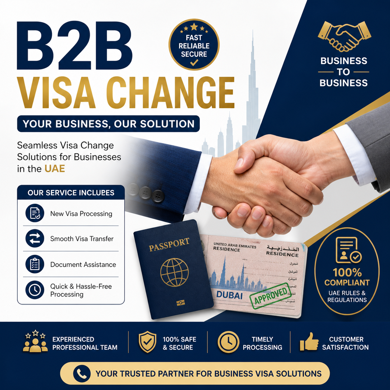 B2B Visa Change